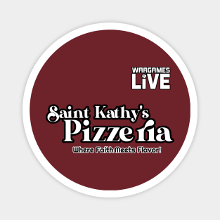Saint Kathy's Pizzeria (Front and Back) Magnet